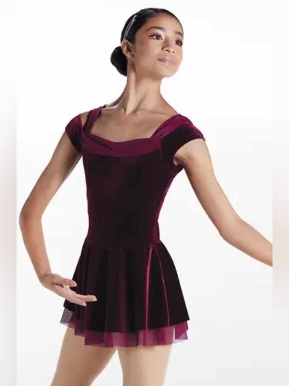 MAKE OFFERS! Gorgeous Burgundy/Dark Cherry Girls Dance Costume